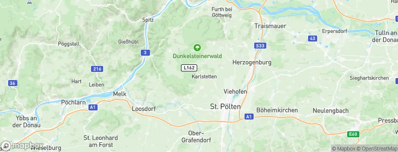 Karlstetten, Austria Map