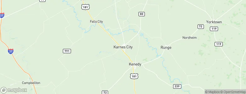 Karnes City, United States Map