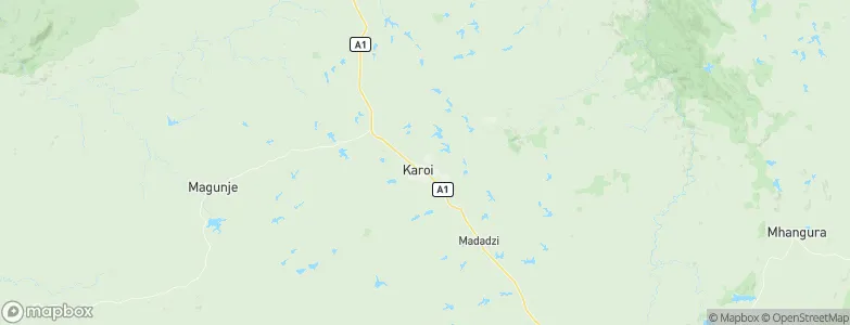 Karoi, Zimbabwe Map