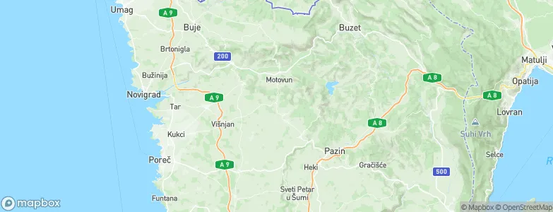 Karojba, Croatia Map