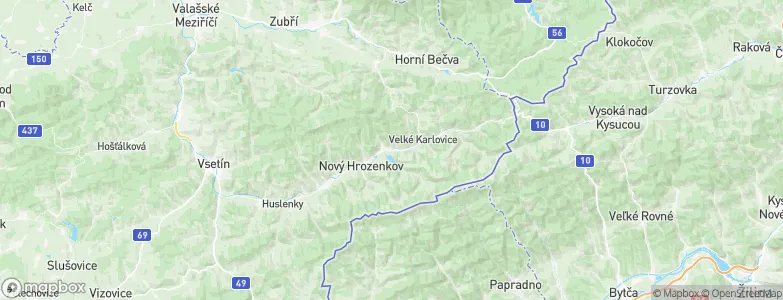 Karolinka, Czechia Map