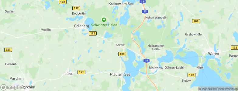 Karow, Germany Map