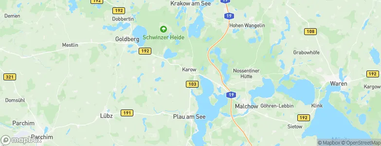 Karow, Germany Map