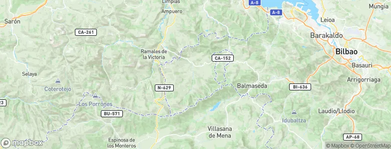 Karrantza Harana / Valle de Carranza, Spain Map
