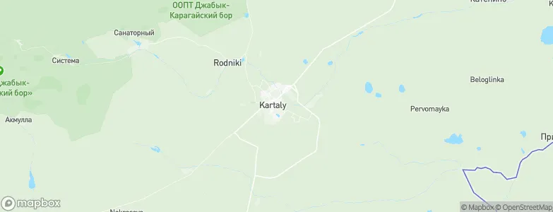 Kartaly, Russia Map