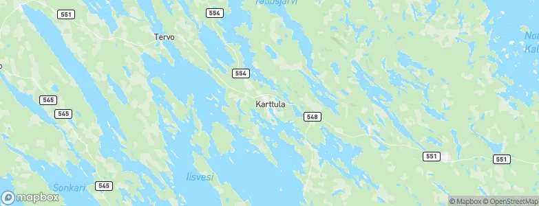 Karttula, Finland Map