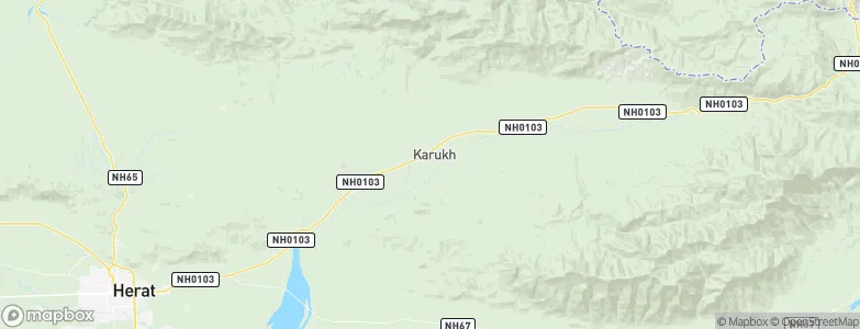 Karukh, Afghanistan Map