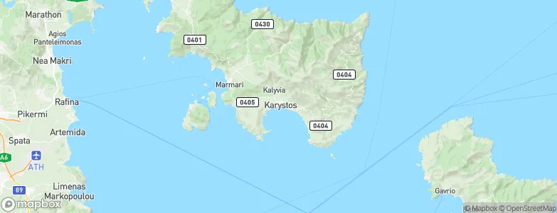 Kárystos, Greece Map