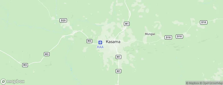 Kasama, Zambia Map