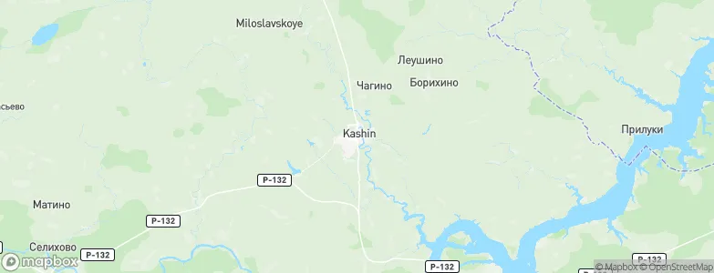 Kashin, Russia Map
