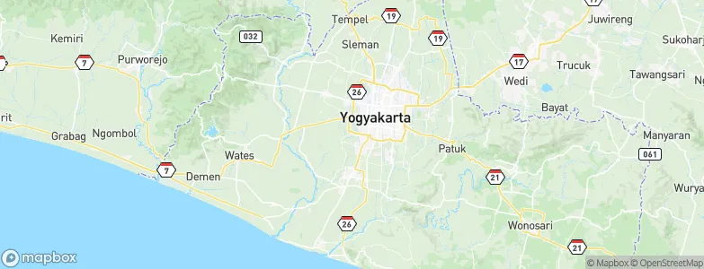 Kasihan, Indonesia Map