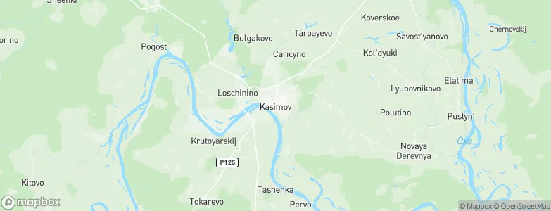 Kasimov, Russia Map