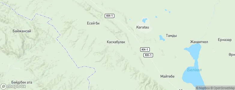 Kaskabulak, Kazakhstan Map