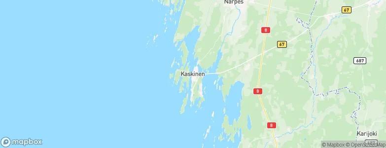 Kaskinen, Finland Map