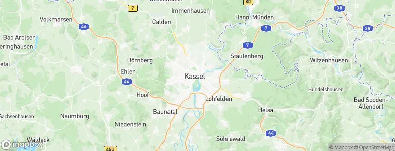 Kassel, Germany Map