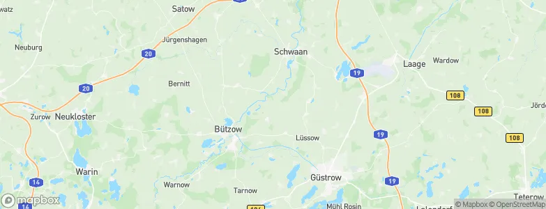 Kassow, Germany Map