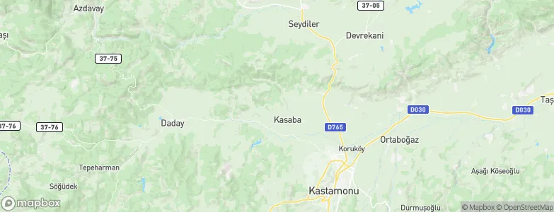 Kastamonu Province, Turkey Map