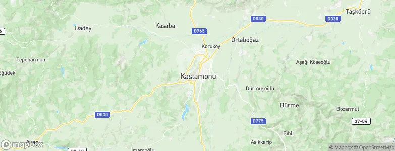 Kastamonu, Turkey Map
