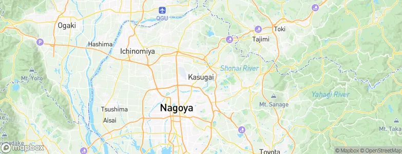 Kasugai, Japan Map