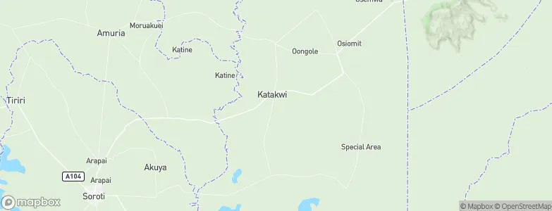 Katakwi, Uganda Map