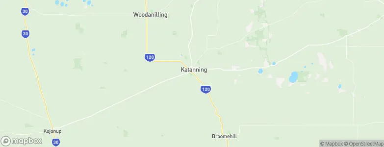 Katanning, Australia Map