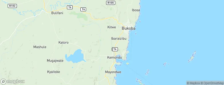 Katerero, Tanzania Map