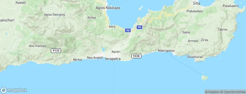 Kato Chorio, Greece Map