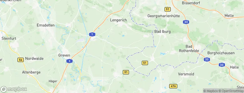 Kattenvenne, Germany Map
