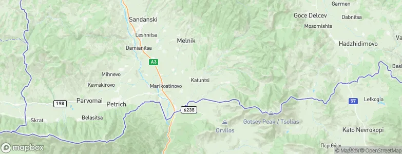 Katunci, Bulgaria Map