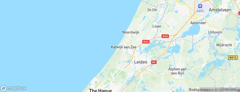 Katwijk aan Zee, Netherlands Map
