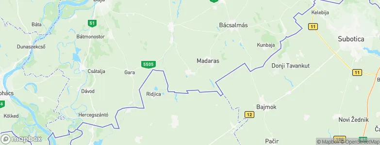 Katymár, Hungary Map