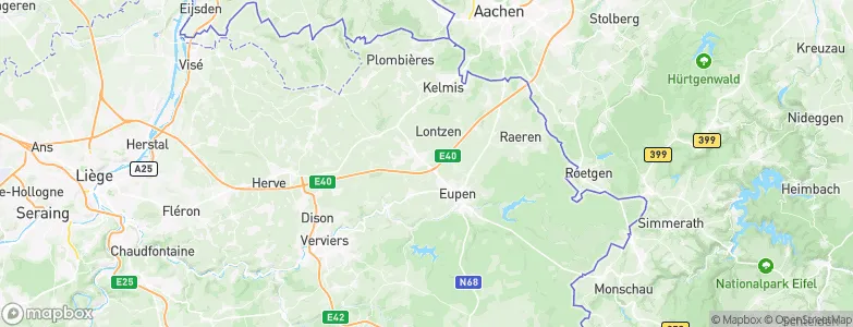 Kaulen, Belgium Map