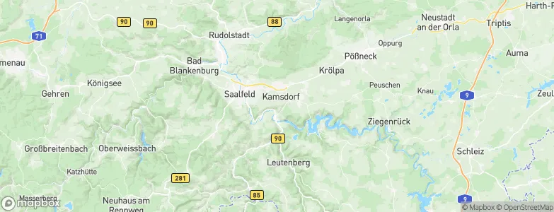 Kaulsdorf, Germany Map