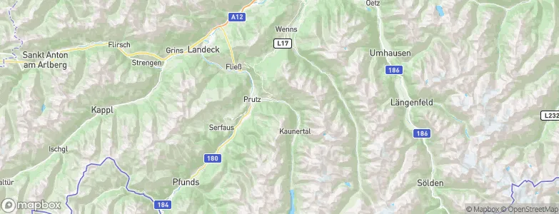 Kauns, Austria Map