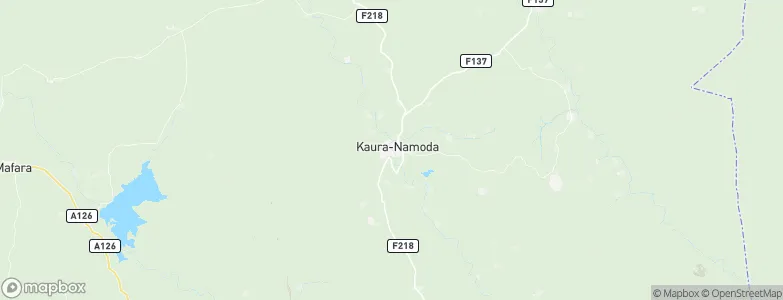 Kaura Namoda, Nigeria Map