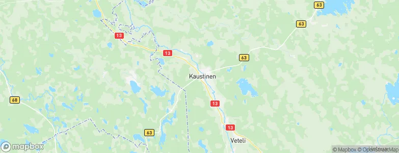 Kaustinen, Finland Map