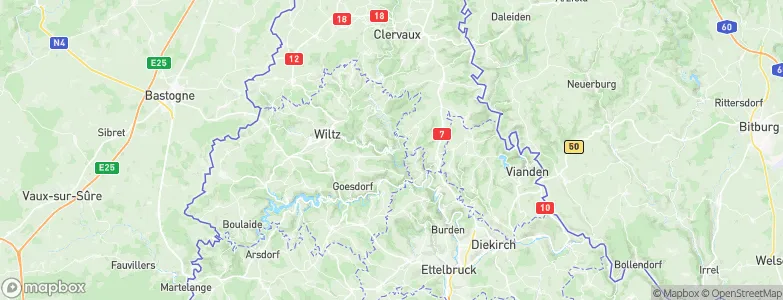 Kautenbach, Luxembourg Map
