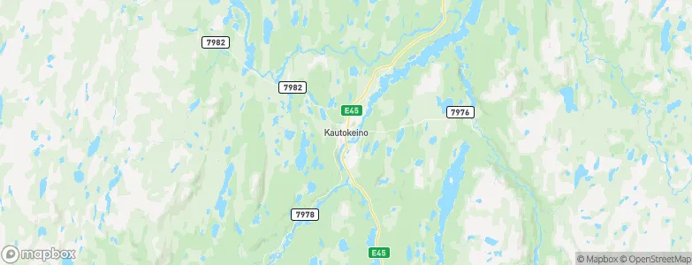 Kautokeino, Norway Map