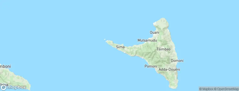 Kavani, Comoros Map