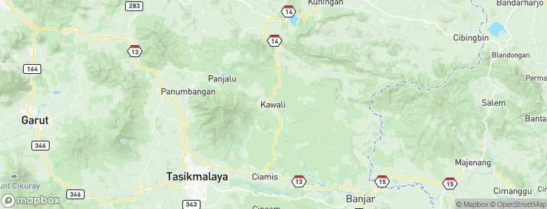 Kawali, Indonesia Map
