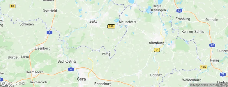 Kayna, Germany Map
