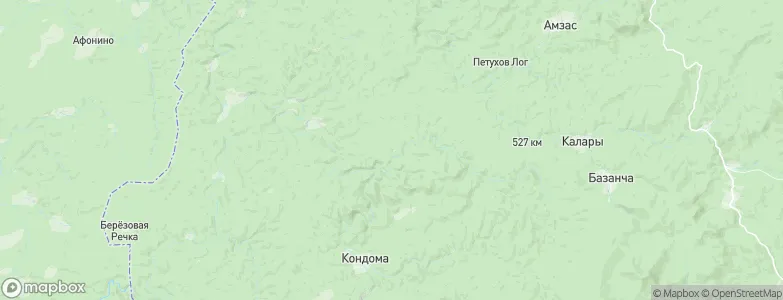 Kaz, Russia Map
