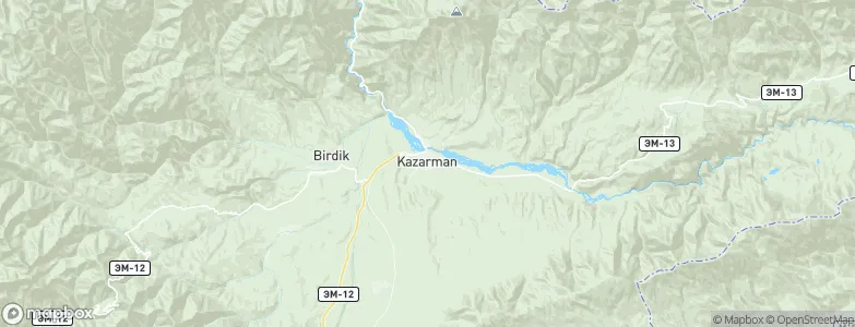 Kazarman, Kyrgyzstan Map