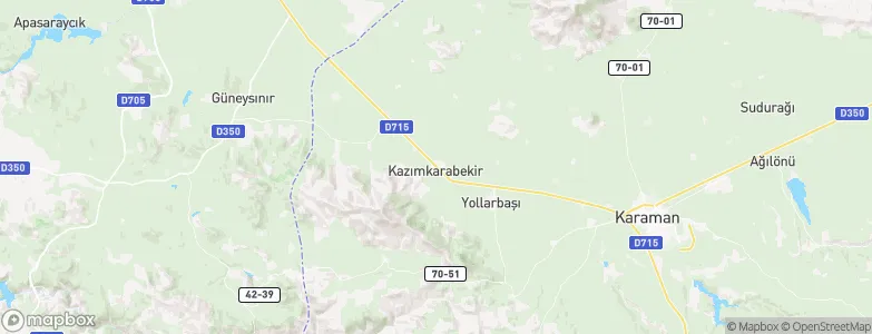 Kazımkarabekir, Turkey Map