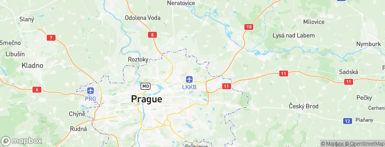Kbely, Czechia Map