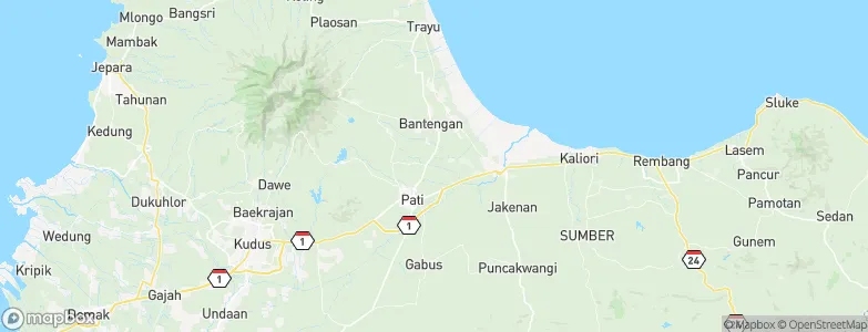 Kebonagung, Indonesia Map
