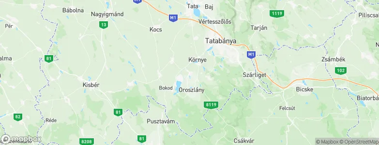 Kecskéd, Hungary Map