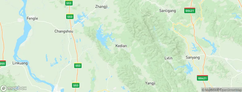 Kedian, China Map