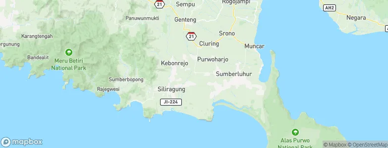 Kedungrejo, Indonesia Map