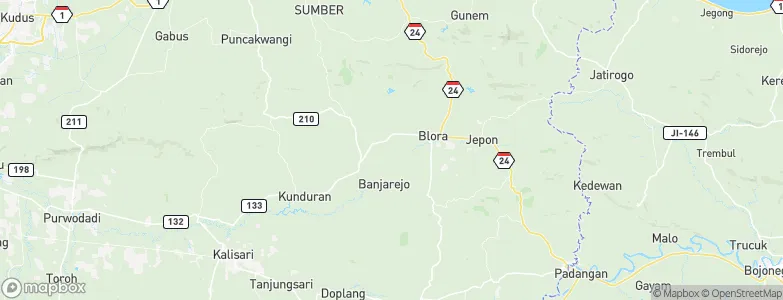 Kedungringin, Indonesia Map